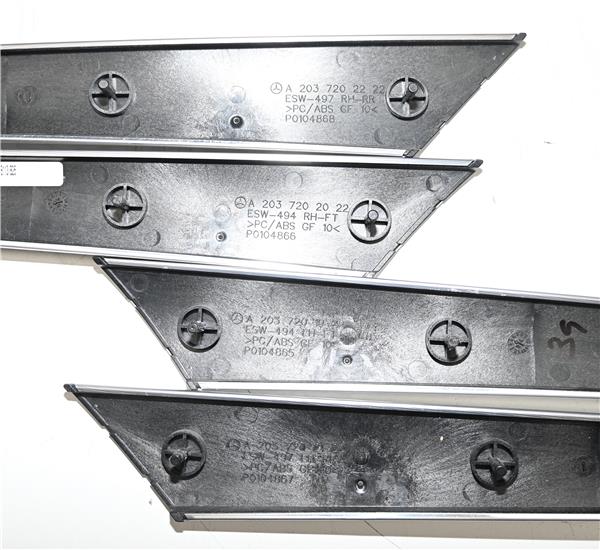 embellecedor consola central mercedes benz cl