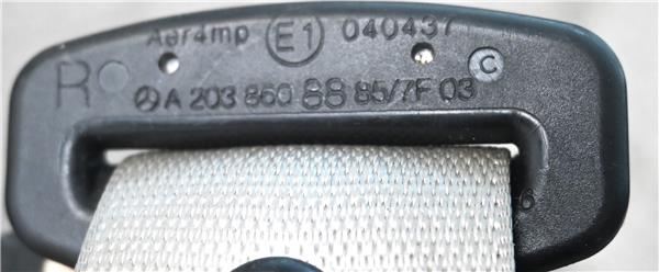cinturon seguridad trasero derecho mercedes b