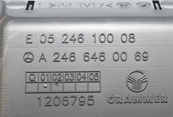 consola mercedes benz clase b bm 246 112011