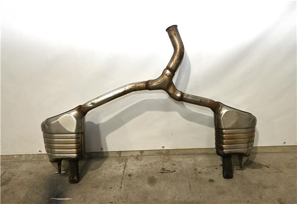 tubo escape trasero mercedes benz clase c bm