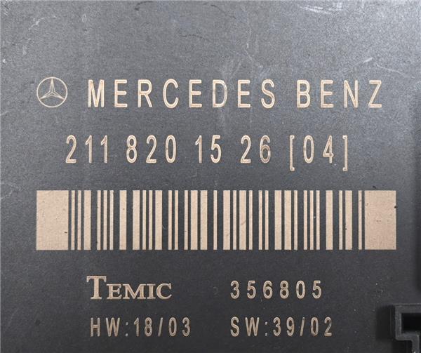 centralita control multiplexado mercedes benz