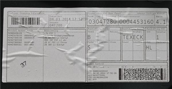 panel exterior puerta trasera izquierda merce