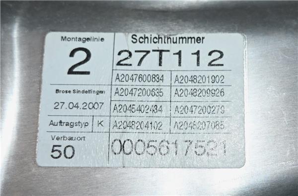 elevalunas electrico delantero derecho merced