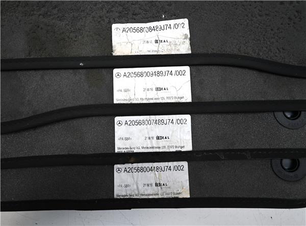 alfombrilla delantera derecha mercedes benz c