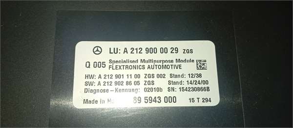 modulo electronico mercedes benz clase b bm 2