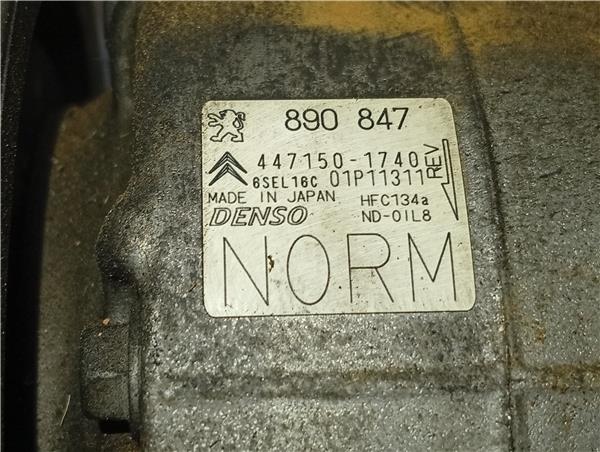 compresor aire acondicionado peugeot 5008 092