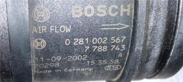 caudalimetro bmw serie 7 (e65/e66)(2001 >) 4.0 740d [4,0 ltr.   190 kw turbodiesel cat]