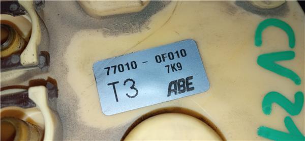 aforador toyota corolla verso (r1)(2004 >) 2.2 d 4d sol [2,2 ltr.   100 kw turbodiesel cat]