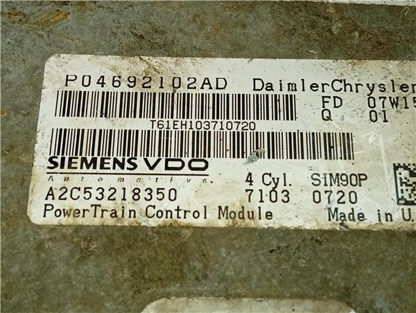 centralita dodge avenger js 2007 24 170cv