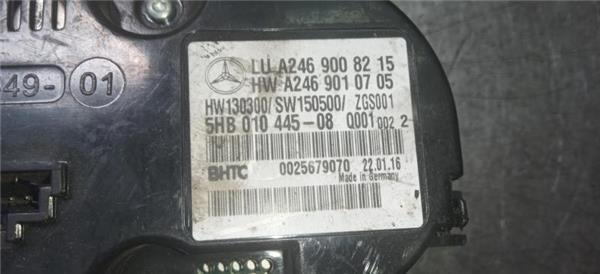 mandos climatizador mercedes benz clase cla (bm 117)(03.2013 >) 1.8 cla 200 cdi (117.301) [1,8 ltr.   100 kw cdi cat]