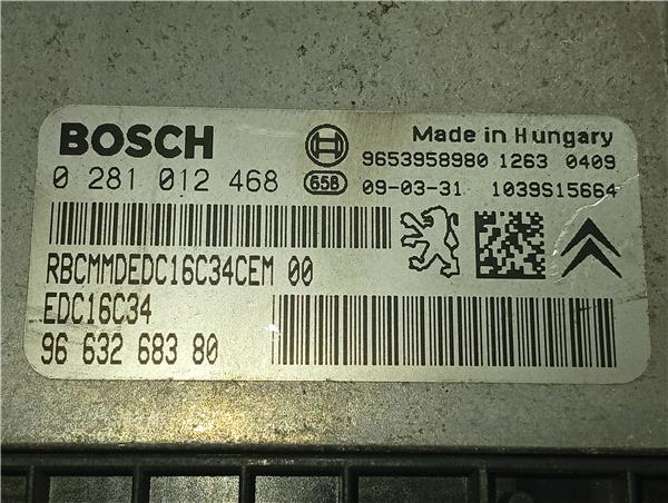 centralita citroen xsara picasso 1999 16 hdi