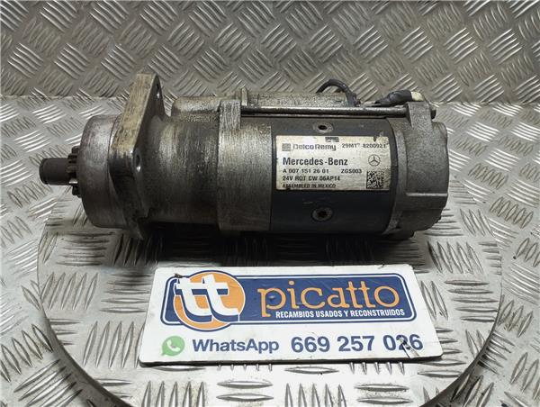 motor arranque mercedes benz antos bm 963.xxx 2 achser 1824 tr (4x2)