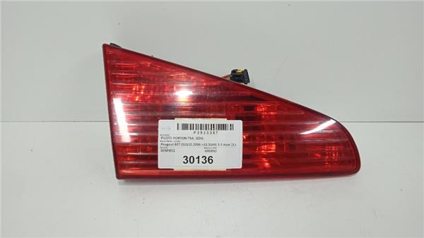 piloto porton trasero izquierdo peugeot 607 s