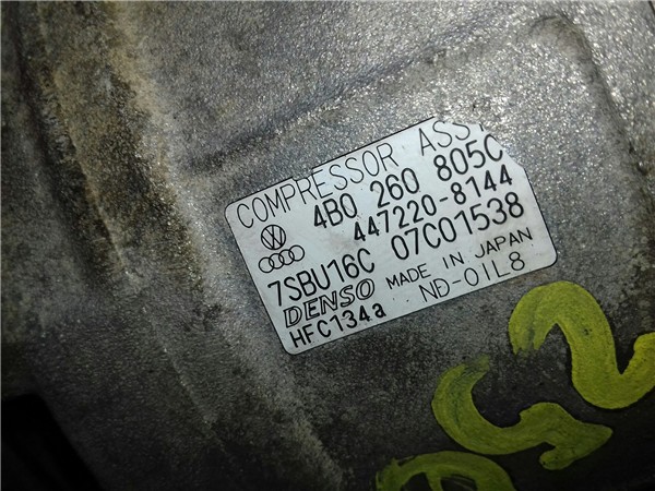 compresor aire acondicionado audi allroad quattro quattro (4b5)(2000 >) 2.5 tdi (132kw) [2,5 ltr.   132 kw v6 24v tdi]