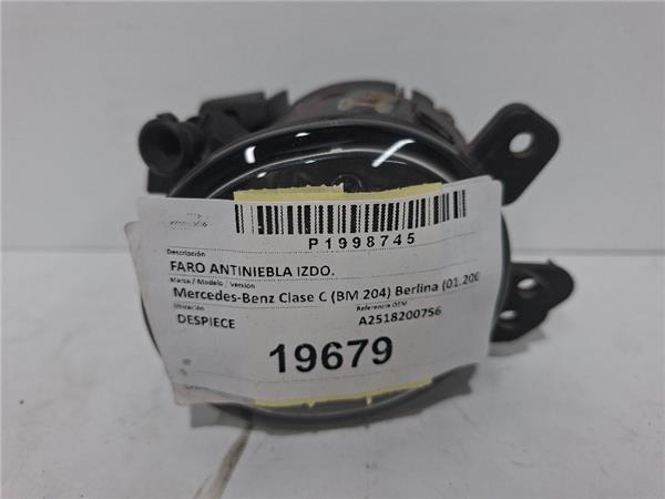faro antiniebla izquierdo mercedes benz clase