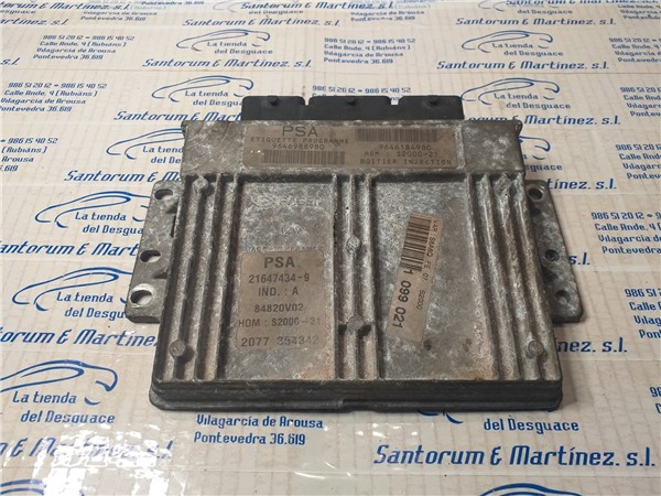 centralita citroen saxo (1999 >) 1.6 vts [1,6 ltr.   72 kw cat (nft / tu5jp)]