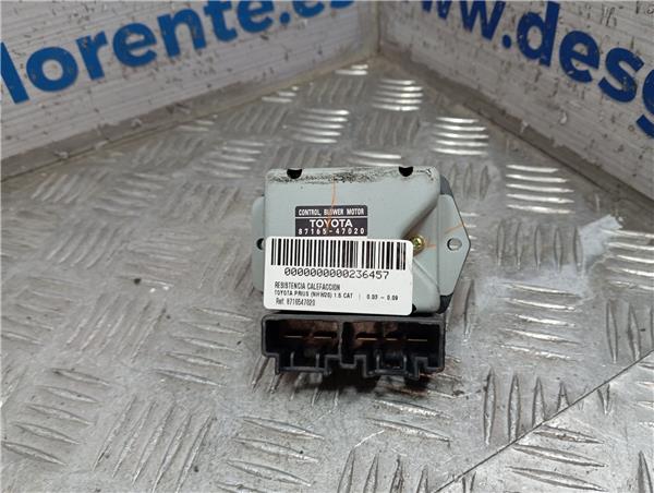 resistencia calefaccion toyota prius nhw20 15