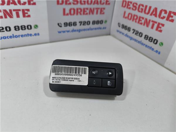 mando elevalunas delantero derecho opel vectr