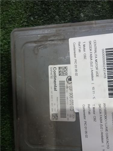 centralita motor uce skoda fabia 5j2 2007 12