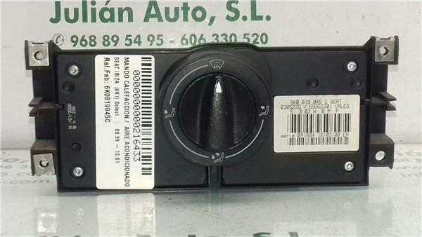 mandos calefaccion / aire acondicionado seat ibiza (6k1)(08.1999 >) 1.4 select [1,4 ltr.   44 kw]