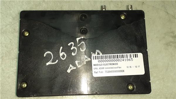 modulo electronico opel adam 2012 14 unlimit