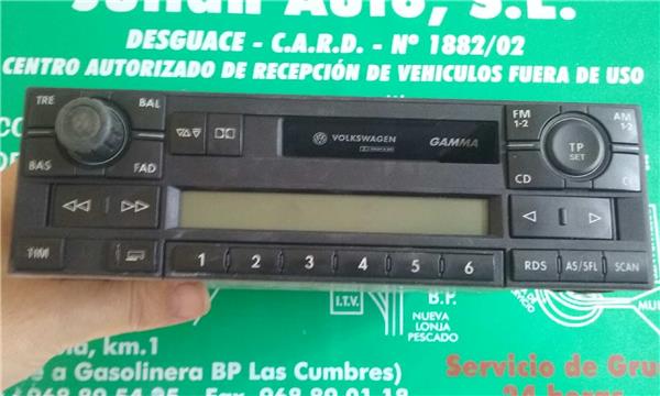 radio / cd volkswagen passat berlina (3b3)(2000 >) 2.0 comfortline [2,0 ltr.   85 kw]