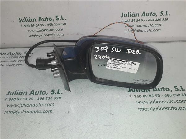 retrovisor derecho peugeot 307 break / sw (s1)(04.2002 >06.2005) 2.0 sw [2,0 ltr.   79 kw hdi fap]