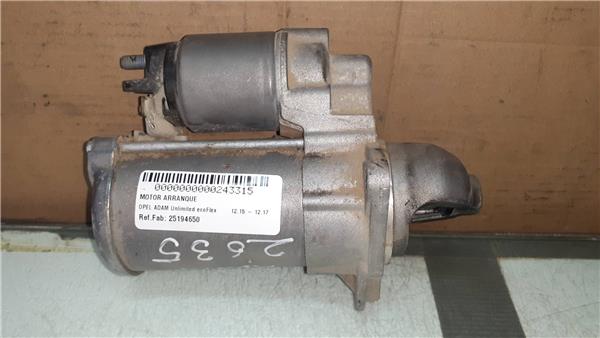 motor arranque opel adam 2012 14 unlimited e