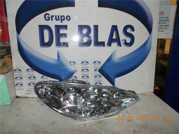 206 1998- Faro Delantero Derecho 206 1998- Faro Delantero Derecho