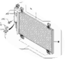 radiador aire acondicionado mazda 2 berlina (dj)(11.2014 >) 1.5 luxury [1,5 ltr.   66 kw 16v cat]