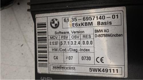 Centralita Luces BMW Serie 5 Berlina