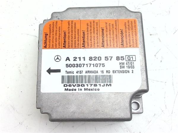 centralita airbag mercedes benz clase e bm 21