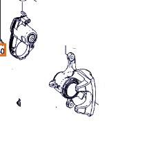 pinza freno trasero derecha mercedes benz cla