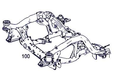 puente delantero mercedes benz clase gle bm 2
