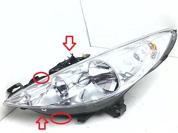 faro delantero izquierdo peugeot 207 2006 14