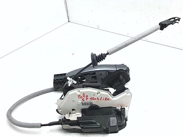 cerradura puerta trasera izquierda volkswagen polo v (6c1)(01.2014 >) 1.4 advance bmt [1,4 ltr.   66 kw tdi]