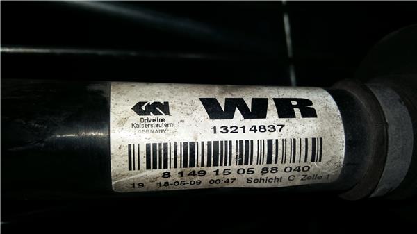 palier delantero derecho opel zafira b 2005